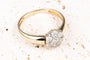 Bague 53 Bague Fleur en Or Jaune 18 Carats et Diamants 58 Facettes BGDIAMFLEUR-107