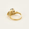 Bague 56 Bague Toi & Moi en or jaune, platine, saphir bleu, saphir jaune et diamants 58 Facettes B240722