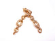 Bracelet Bracelet anneaux style années 70 58 Facettes BRA.DERKAL.70