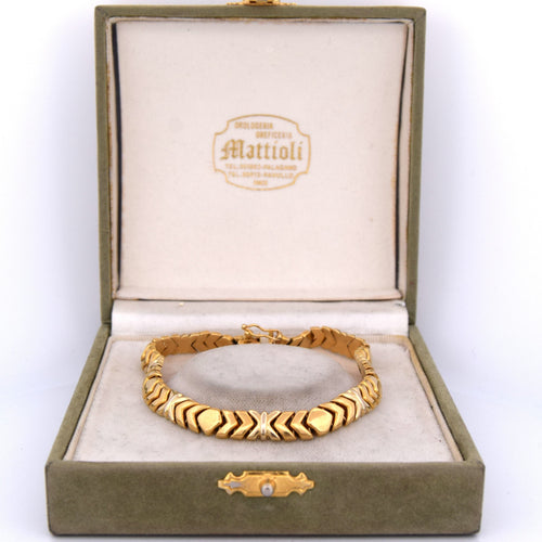 Bracelet vintage en or jaune