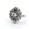 Bague en or blanc 18k et diamants
