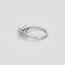 Bague 54 Solitaire en or blanc et diamants 58 Facettes B250605