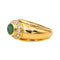 Bague 52 Bague  Jonc Or jaune Emeraude, Diamant 58 Facettes 4152875CN