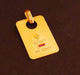 AUGIS Pendant - Diamond and Ruby Love Medal, Gold 58 Facettes