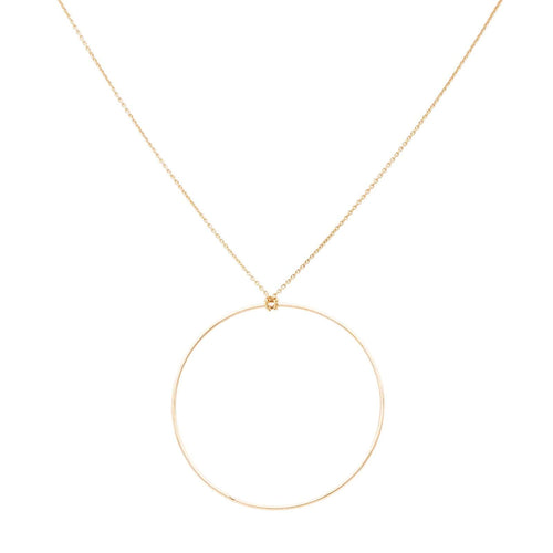 Collier Ginette NY Collier Circle on Chaine Or rose 58 Facettes 2322871CN