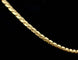 Collier Collier or jaune d'une longueur de 58cm 58 Facettes