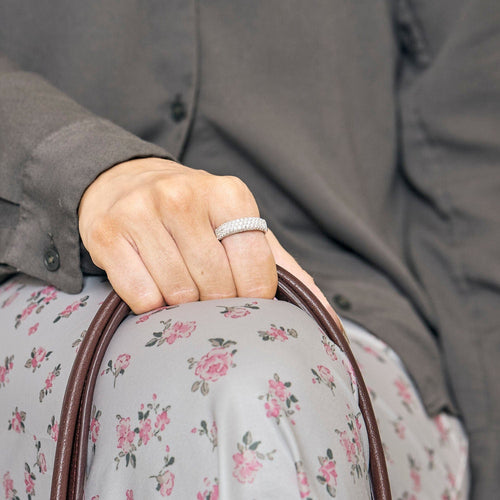 Bague 57.5 Bague L'Excellente en or blanc et diamants 58 Facettes LP1063/12