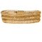 Bracelet Bracelet or jaune, maille tressée 58 Facettes BLO0074