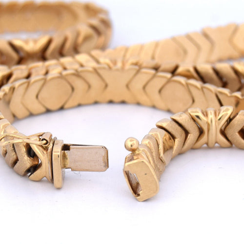 Collier vintage en or jaune