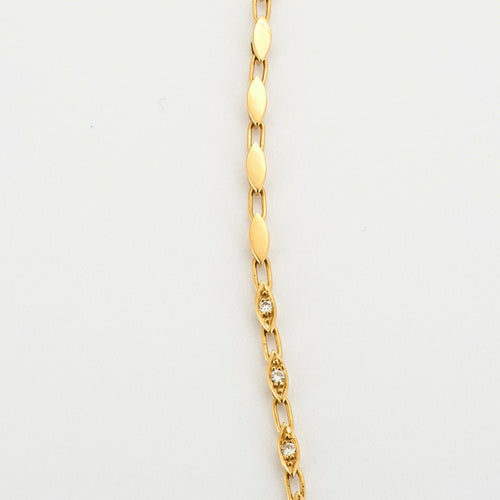 Collier Collier or jaune diamants 58 Facettes LP969/9