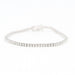 Bracelet Bracelet Rivière en or blanc et diamants 58 Facettes D363130CG