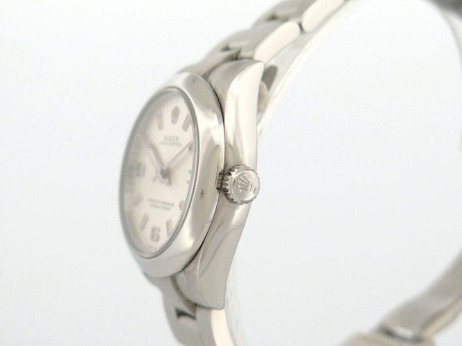 Montre montre ROLEX lady oyster perpetual 177200 31 mm acier palladie automatique 58 Facettes 265315