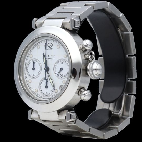 Montre Cartier Montre Pasha Chronograph 58 Facettes MT41100