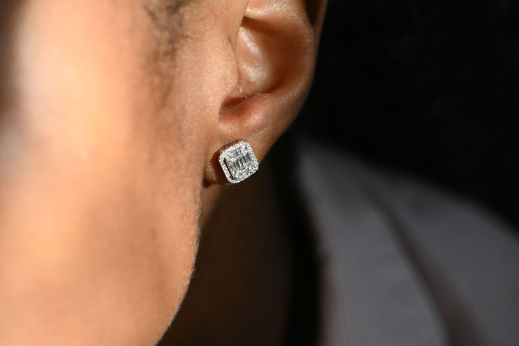 Boucles d'oreilles Boucles d'oreilles en or jaune 18 carats et diamants 58 Facettes