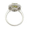 Bague 55 Bague or blanc, diamants et d'un diamant jaune de 2 carats 58 Facettes 31972