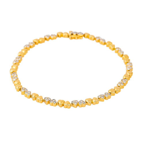 Bracelet Bracelet Or jaune Diamant 58 Facettes 4137659CN