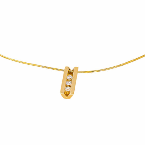 Collier Collier Trilogie Or jaune Diamant 58 Facettes 4527769CN