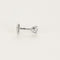 Boucles d'oreilles Puces d'oreilles en or blanc et diamants 58 Facettes B250570