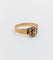 Petite bague marguerite antique or rose 18k et perles (circa 1900) 58 Facettes A06298