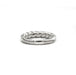 Bague 49 POIRAY - Bague ciselée or blanc 58 Facettes 240274R