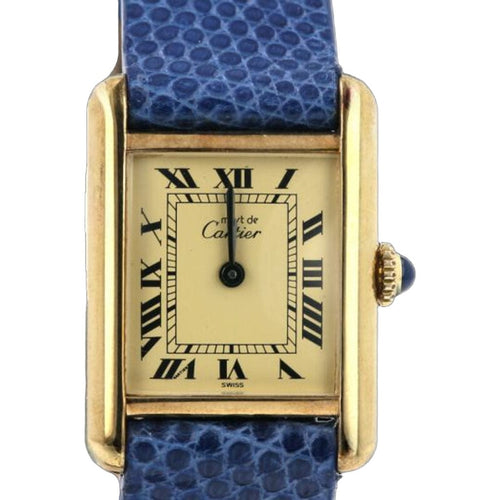 Montre Cartier Montre Tank Vermeil 58 Facettes MT42589