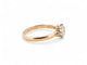 Bague 52 vintage bague solitaire diamant poire 0.79ct t52 brillants en or jaune 18k 58 Facettes 270505