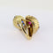 Bague 56 Bague "Toi et Moi" rubis, saphirs et diamants 58 Facettes
