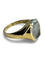 Bague 57 Bague or jaune et aigue-marine 5 ct 58 Facettes 70101