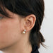 Pair of pearl and diamond earrings 58 Facettes 38200058