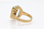 Bague 52 Bague ancienne aquamarine 8,50 ct en or jaune, Suède 1942 58 Facettes 11622