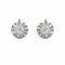 Boucles d'oreilles Boucles d'oreilles en or blanc serties de diamants de 0,26 ct 58 Facettes 17583