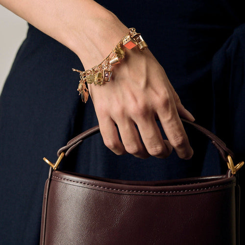 Bracelet Bracelet en or jaune à pampilles 58 Facettes COL3226