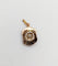 Pendentif Pendentif victorien or 18k et argent diamant table 5mm (circa 1850) 58 Facettes A06304