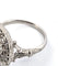Bague 52 Bague - Bague en or blanc 18 carats sertie de diamants 58 Facettes