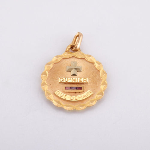 Pendentif Médaille d'amour de la maison Augis 58 Facettes