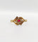 Bague 60 Bague fleur Art nouveau en or 18k, pierre rouge et perles (circa 1900) 58 Facettes A06426