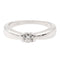 Bague 53 Balmain Bague Solitaire  Or blanc Diamant 58 Facettes 1950052CN