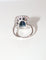 Bague 53 Bague Art Déco Saphir Diamants Platine 58 Facettes 565