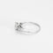 Bague 53 Solitaire en platine et diamants 58 Facettes B250574