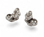 Boucles d'oreilles Boucles d’oreilles ancienne en or blanc, argent et platine 58 Facettes