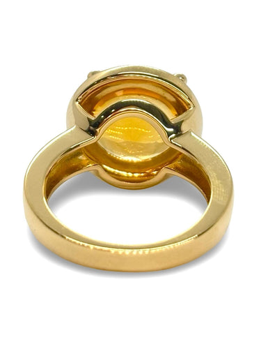 Bague Poiray modèle Filles or jaune et citrine