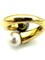 Bague 51 CARTIER. Bague "Toi et Moi" en or jaune 18K et perles 58 Facettes