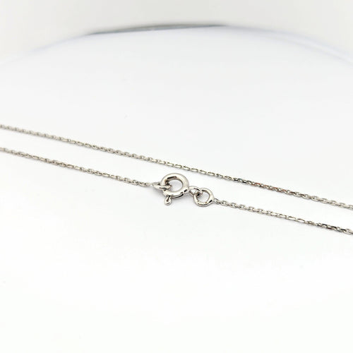 Collier Collier cœur en or blanc et diamant 58 Facettes 30079