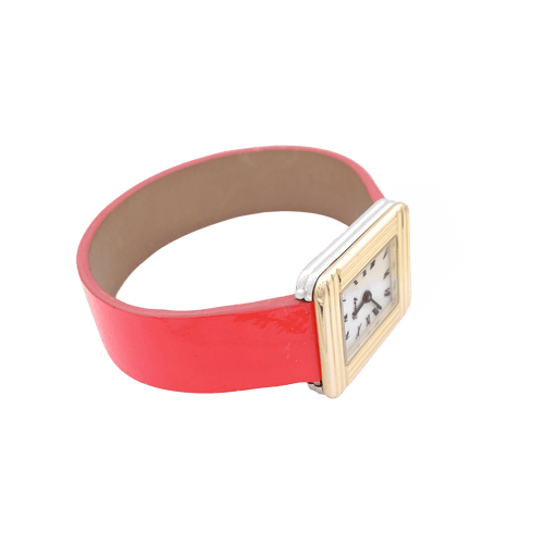 Montre Montre Poiray, "Ma Première", plaqué or, acier. 58 Facettes 34521