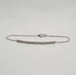 Bracelet Bracelet or blanc serti d’une barrette de diamants 58 Facettes