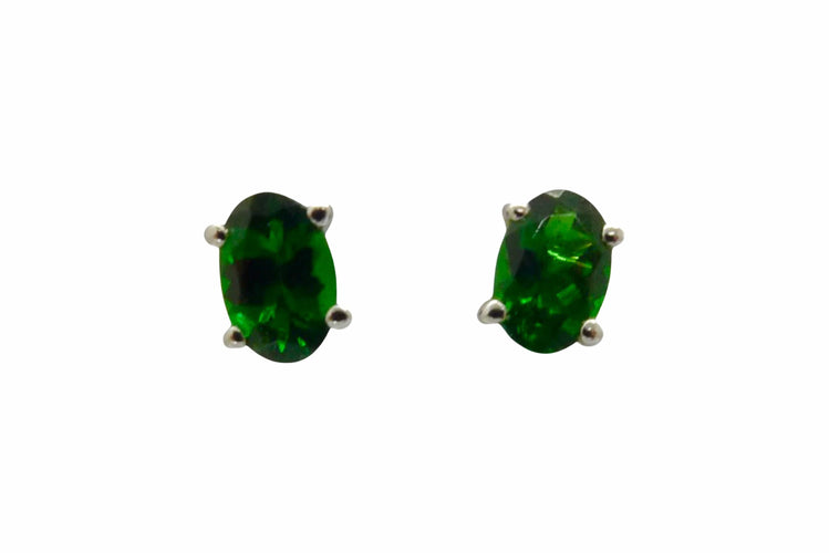 Boucles d'oreilles Boucles d'oreilles or et grenats tsavorites 58 Facettes 00002401