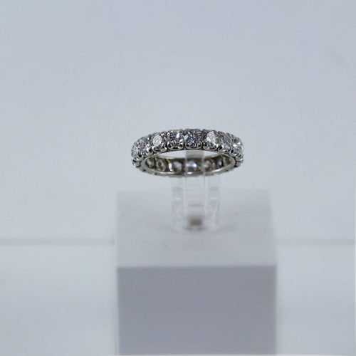 Bague 51 Alliance tour complet diamants 58 Facettes