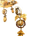 Earrings Conjunto de oro de brooch y pendientes con perlas 58 Facettes Q45B