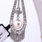 Boucles d'oreilles Boucles d'oreilles Art Déco en or blanc, perles et diamants 58 Facettes