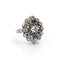 Bague en or blanc 18k et diamants